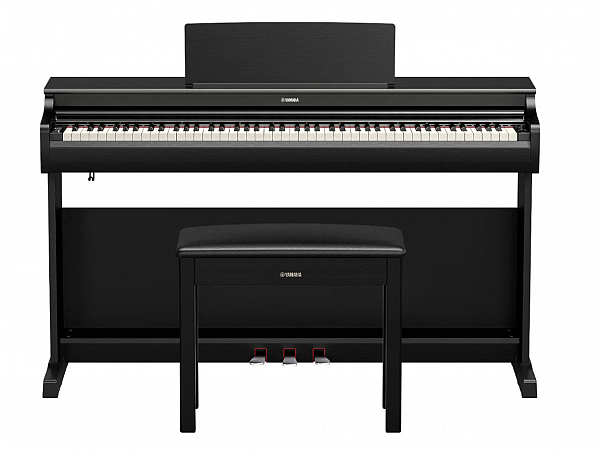 PIANO DIGITAL YAMAHA YDP 166 B PRETO ACETINADO