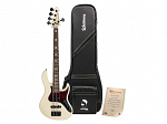 BAIXO WALDMAN 5C JAZZ BASS SIGNATURE BRAGUINHA MJJ-724BRA WHITE C/ BAG