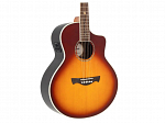 VIOLAO TAGIMA AÇO HALIFAX JUMBO BLACK WALNUT CHERRYBURST C/ BAG
