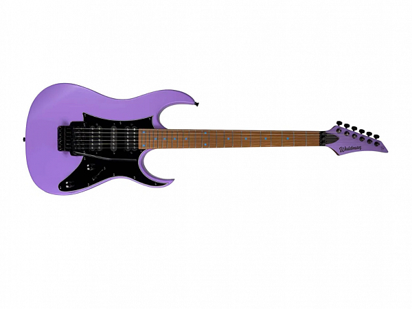 GUITARRA WALDMAN FLOYD ROSE SUPER STRATO WIG250 PURPLE C/ BAG