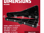 CASE GATOR GUITARRA FLY V DELUXE MADEI RA GW-FLYV