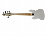 BAIXO WALDMAN JAZZ BASS 5C GJJ105 WWH BRANCO
